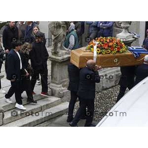 Tiziano Manzoni/LaPresse 10-5 2025 Italia CronacaStezzano funerale Oliviero Garlini ex giocatore Atalanta