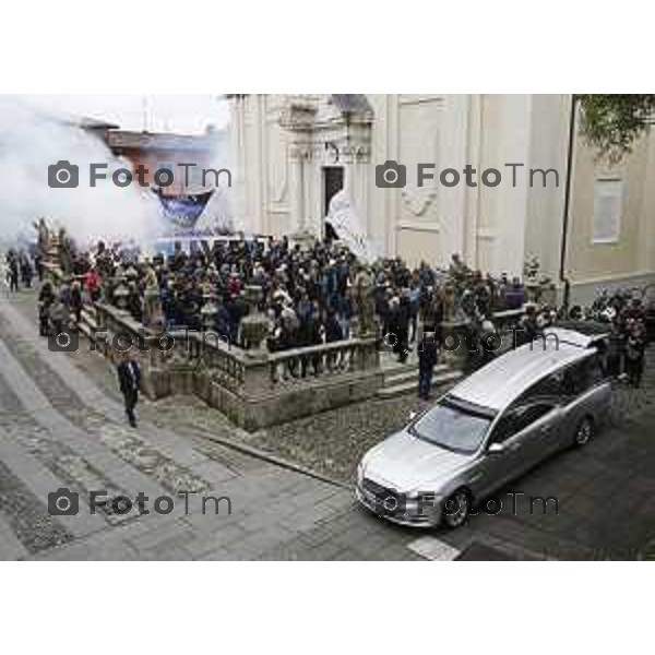 Tiziano Manzoni/LaPresse 10-5 2025 Italia CronacaStezzano funerale Oliviero Garlini ex giocatore Atalanta