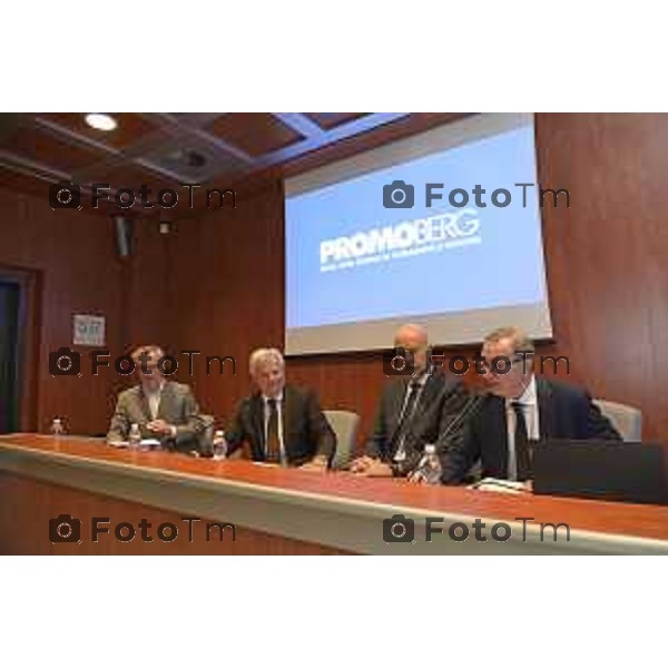 Tiziano Manzoni/LaPresse 15-5- 2025 Italia Cronaca BergamoBergamo Fiera da sx Angelo Colombo Luciano Patelli (presidente), Davide Lenarduzzi (Ad),