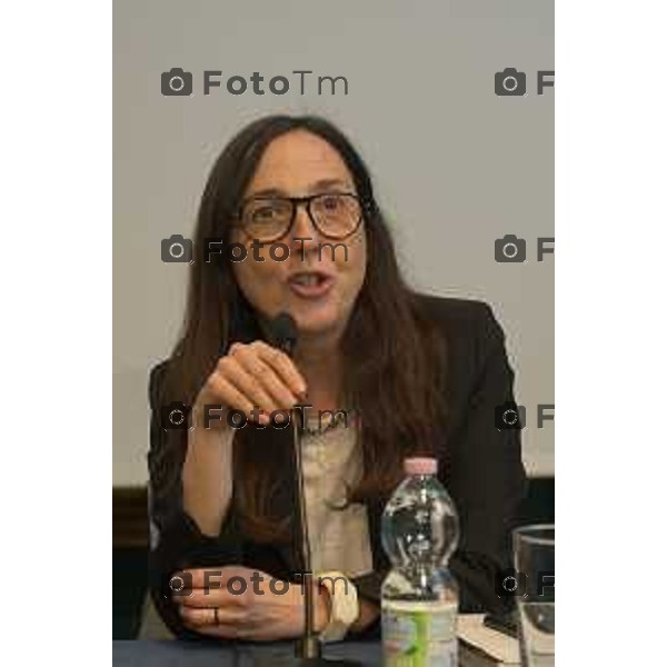 Tiziano Manzoni/LaPresse 15-5- 2025 Italia Cronaca Bergamo Accdemia Carrara Bergamo donazioni Carla Bonfichi dell\'Autoritratto di Bartolomeo Nazari collezione Molinari Pradelli Maria Luisa Pacelli direttrice Fondazione Accademia Carrara