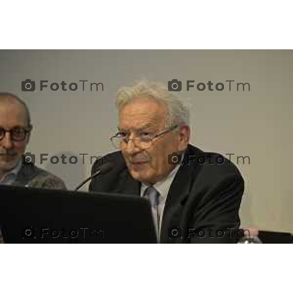 Tiziano Manzoni/LaPresse 15-5- 2025 Italia Cronaca Bergamo Accdemia Carrara Bergamo donazioni Carla Bonfichi dell\'Autoritratto di Bartolomeo Nazari collezione Molinari Pradelli