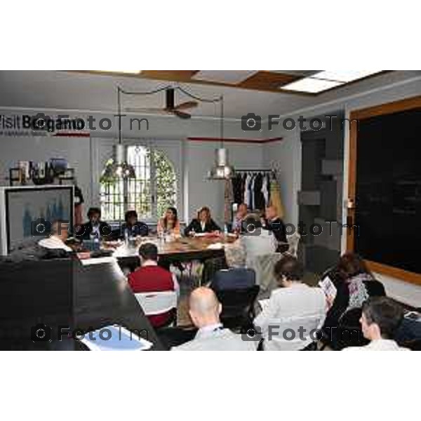 Tiziano Manzoni/LaPresse 20-5- 2025 Italia Cronaca Bergamo Visit Bergamo, presentazione dati del turismo a Bergamo e Provincia 2024 e anticipazione andamento 2025
