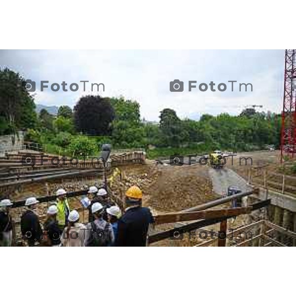Tiziano Manzoni/LaPresse 21-5- 2025 Italia Cronaca Bergamo, tour in cantiere Progetto di rigenerazione urbana Ex Canossiane Orti Nuovi Project Manager Andrea Murciano