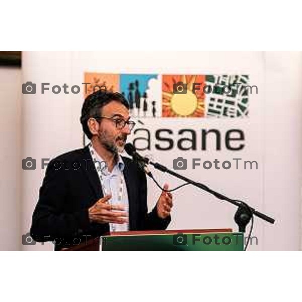Tiziano Manzoni/LaPresse 22-5- 2025 Italia Cronaca Bergamo Meeting Nazionale della Rete Italiana Città Sane OMS Lamberto Bertolle