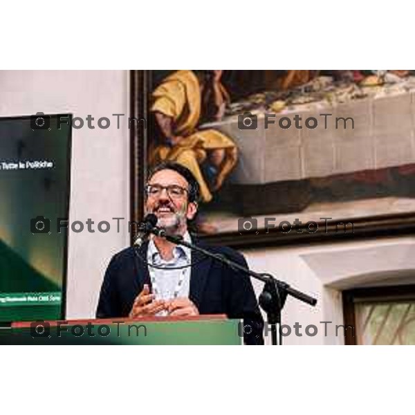 Tiziano Manzoni/LaPresse 22-5- 2025 Italia Cronaca Bergamo Meeting Nazionale della Rete Italiana Città Sane OMS Lamberto Bertolle