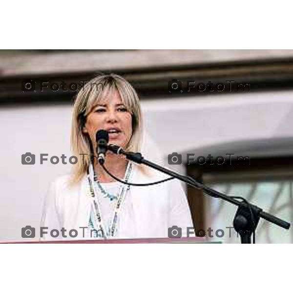 Tiziano Manzoni/LaPresse 22-5- 2025 Italia Cronaca Bergamo Meeting Nazionale della Rete Italiana Città Sane OMS MArcella Messina