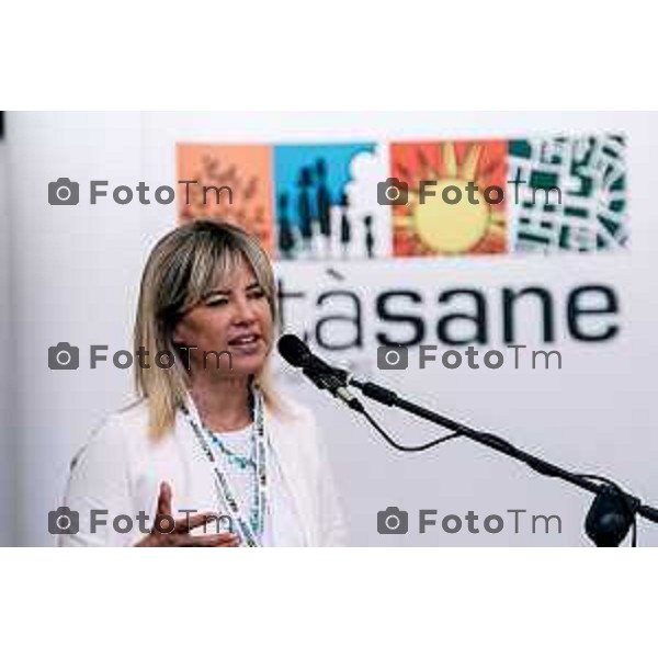 Tiziano Manzoni/LaPresse 22-5- 2025 Italia Cronaca Bergamo Meeting Nazionale della Rete Italiana Città Sane OMS MArcella Messina