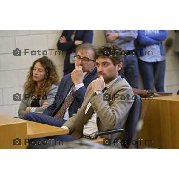 Tiziano Manzoni/LaPresse 23-5- 2025 Italia Cronaca Bergamo Bergamo Commemorazione Falcone in tribunale in corte D\'assise