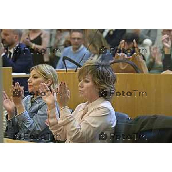 Tiziano Manzoni/LaPresse 23-5- 2025 Italia Cronaca Bergamo Bergamo Commemorazione Falcone in tribunale in corte D\'assise pm Raffaella Latorraca