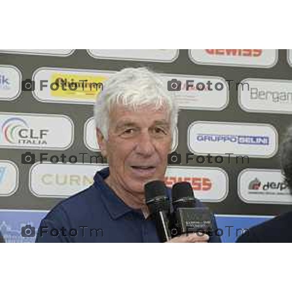 Tiziano Manzoni/LaPresse 23-5- 2025 Italia Cronaca Bergamo Bergamo Gasperini ospite dell’Accademia dello Sport De Roon e De Ketelaere