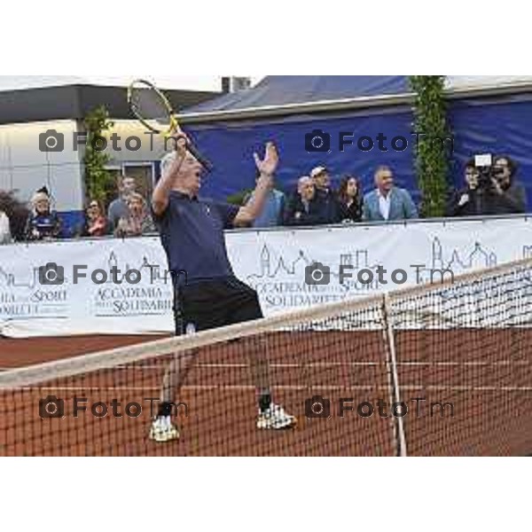 Tiziano Manzoni/LaPresse 23-5- 2025 Italia Cronaca Bergamo Bergamo Gasperini ospite dell’Accademia dello Sport De Roon e De Ketelaere