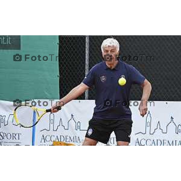 Tiziano Manzoni/LaPresse 23-5- 2025 Italia Cronaca Bergamo Bergamo Gasperini ospite dell’Accademia dello Sport De Roon e De Ketelaere
