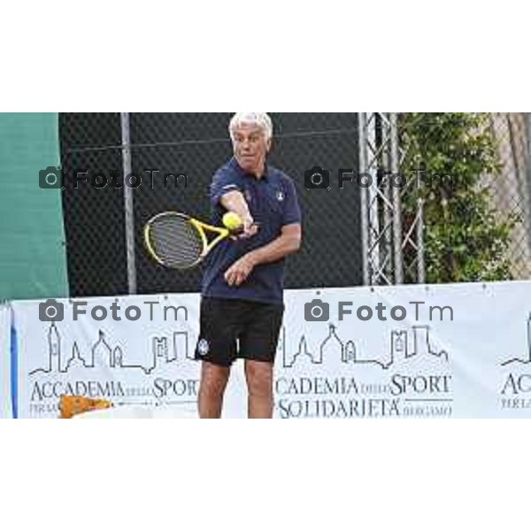 Tiziano Manzoni/LaPresse 23-5- 2025 Italia Cronaca Bergamo Bergamo Gasperini ospite dell’Accademia dello Sport De Roon e De Ketelaere