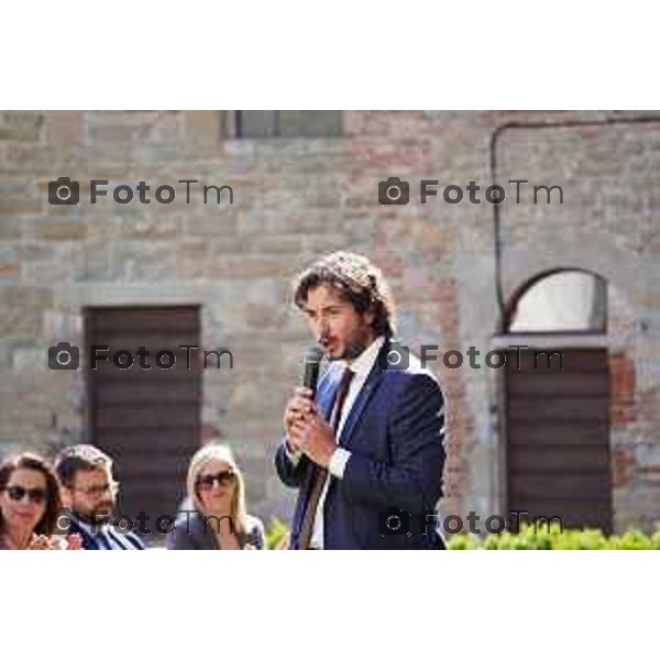 Tiziano Manzoni/LaPresse 25-5- 2025 Italia Cronaca Bergamo venticinquesimo anniversario della scomparsa di Marzio Tremaglia “Marzio: Identità, Politica, Cultura”.