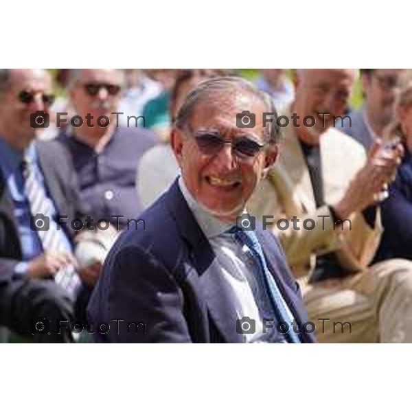 Tiziano Manzoni/LaPresse 25-5- 2025 Italia Cronaca Bergamo venticinquesimo anniversario della scomparsa di Marzio Tremaglia “Marzio: Identità, Politica, Cultura”.
