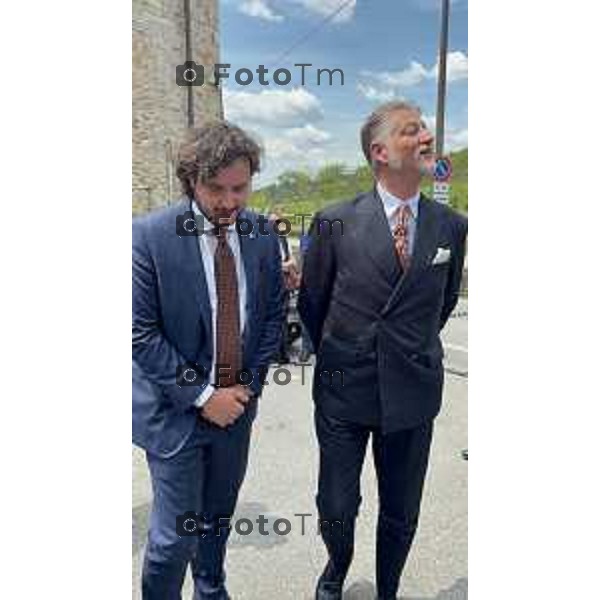 Tiziano Manzoni/LaPresse 25-5- 2025 Italia Cronaca Bergamo venticinquesimo anniversario della scomparsa di Marzio Tremaglia “Marzio: Identità, Politica, Cultura”.