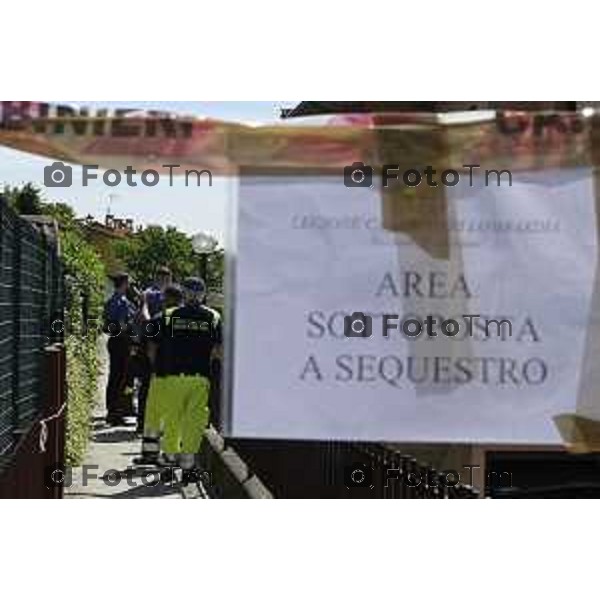 Tiziano Manzoni/LaPresse 28-5- 2025 Italia Cronaca Bagnatica Bg Esplosione villetta figa di gas il giorno dopo sopraluoghi