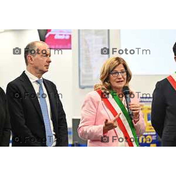 Tiziano Manzoni/LaPresse 28-5- 2025 Italia Cronaca Bergamo Inaugurazione nuova area check-in BGY Airport aeroporto di Orio Al Serio