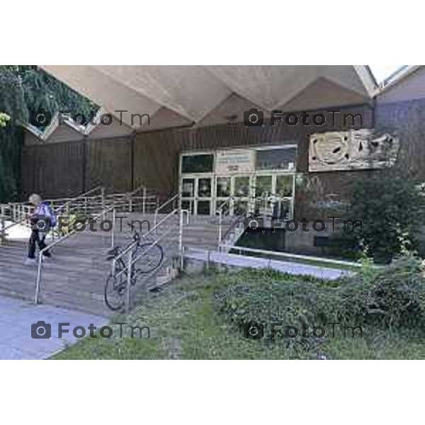 Tiziano Manzoni/LaPresse 31-5- 2025 Italia Cronaca Bergamo Impianti sportivi Italcementi piscine esterne e interne 2025 ultimo giorno dopo il lavoro di rinnovo che durera due anni