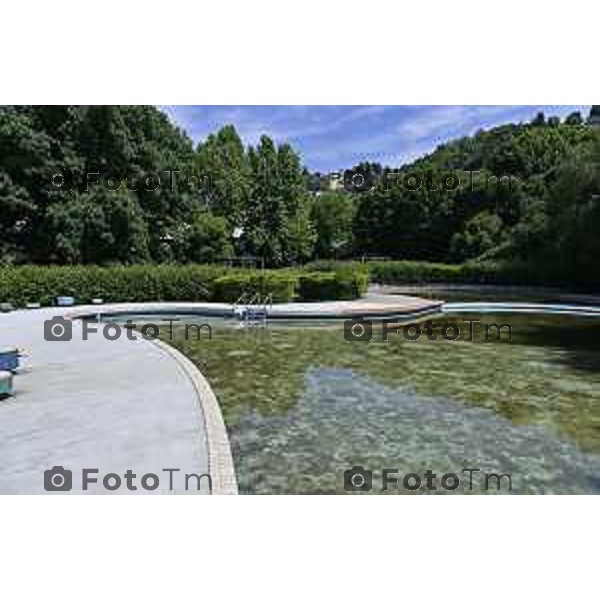 Tiziano Manzoni/LaPresse 31-5- 2025 Italia Cronaca Bergamo Impianti sportivi Italcementi piscine esterne e interne 2025 ultimo giorno dopo il lavoro di rinnovo che durera due anni