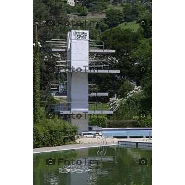 Tiziano Manzoni/LaPresse 31-5- 2025 Italia Cronaca Bergamo Impianti sportivi Italcementi piscine esterne e interne 2025 ultimo giorno dopo il lavoro di rinnovo che durera due anni