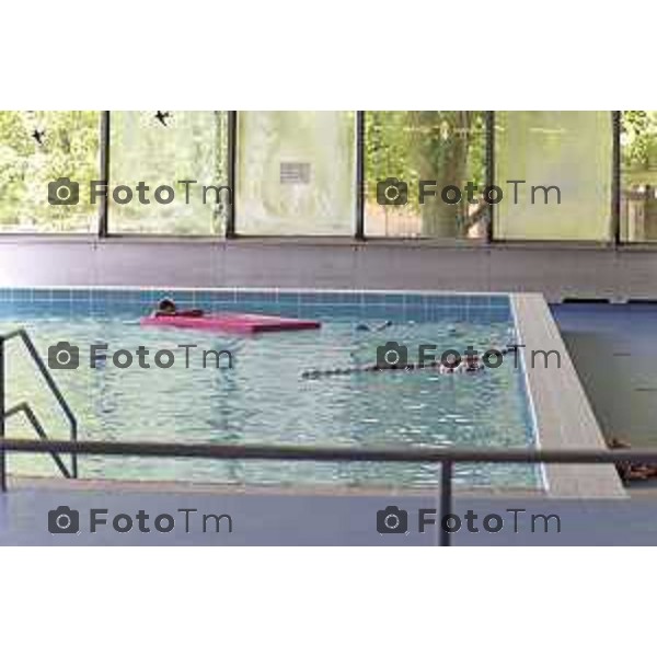 Tiziano Manzoni/LaPresse 31-5- 2025 Italia Cronaca Bergamo Impianti sportivi Italcementi piscine esterne e interne 2025 ultimo giorno dopo il lavoro di rinnovo che durera due anni