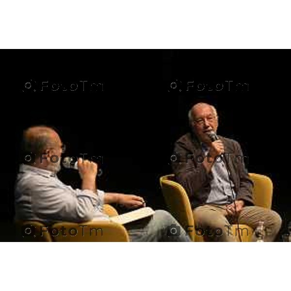 Tiziano Manzoni/LaPresse 3-6- 2025 Italia Cronaca BergamoBergamo Cult! – Auditorium di Piazza della Libertà Davide Ferrario presenta il libro