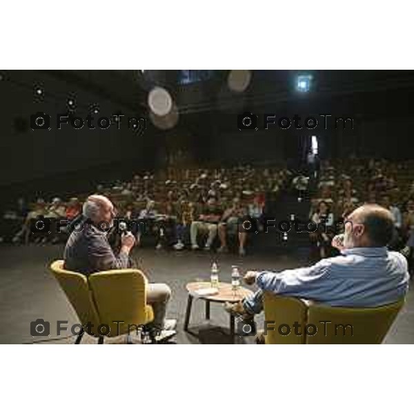 Tiziano Manzoni/LaPresse 3-6- 2025 Italia Cronaca BergamoBergamo Cult! – Auditorium di Piazza della Libertà Davide Ferrario presenta il libro
