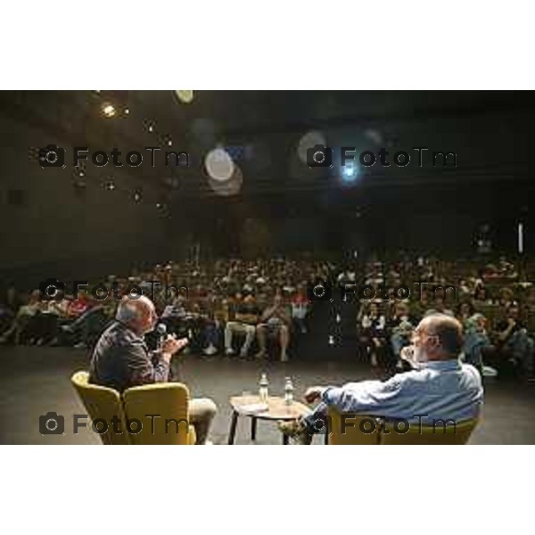 Tiziano Manzoni/LaPresse 3-6- 2025 Italia Cronaca BergamoBergamo Cult! – Auditorium di Piazza della Libertà Davide Ferrario presenta il libro