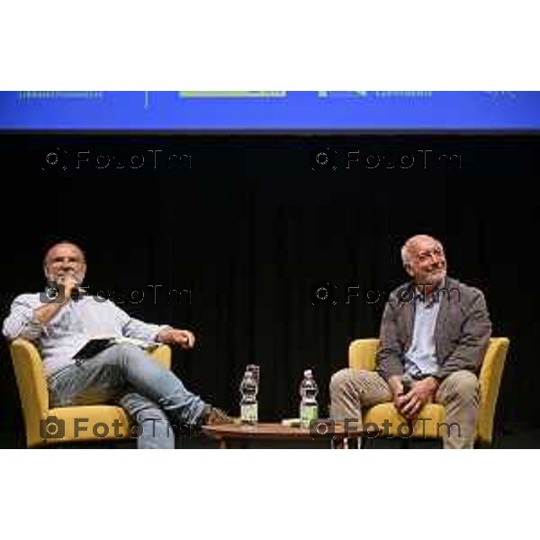 Tiziano Manzoni/LaPresse 3-6- 2025 Italia Cronaca BergamoBergamo Cult! – Auditorium di Piazza della Libertà Davide Ferrario presenta il libro