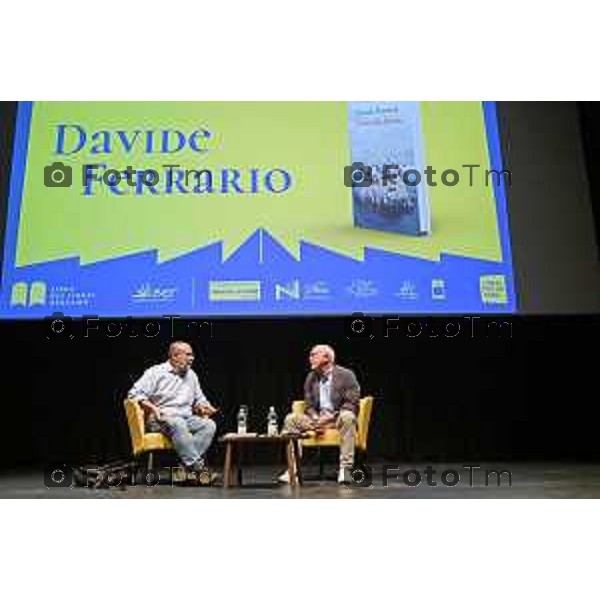 Tiziano Manzoni/LaPresse 3-6- 2025 Italia Cronaca BergamoBergamo Cult! – Auditorium di Piazza della Libertà Davide Ferrario presenta il libro