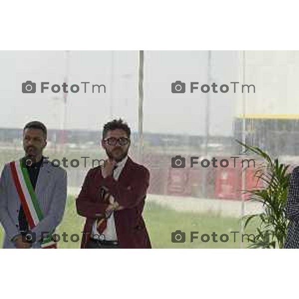Tiziano Manzoni/LaPresse 4-6- 2025 Italia Cronaca Inaugurazione uffici Agenzia delle Dogane e dei Monopoli Parco Logistico Aeroporto Milano Bergamo