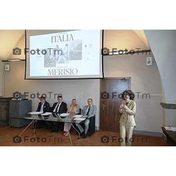 Tiziano Manzoni/LaPresse 4-6- 2025 Italia Cronaca Bergamo mostra Attraverso l’Italia. Fotografie di Pepi Merisio museo fotografia Sestini