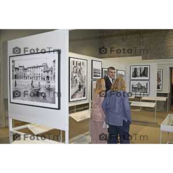 Tiziano Manzoni/LaPresse 4-6- 2025 Italia Cronaca Bergamo mostra Attraverso l’Italia. Fotografie di Pepi Merisio museo fotografia Sestini