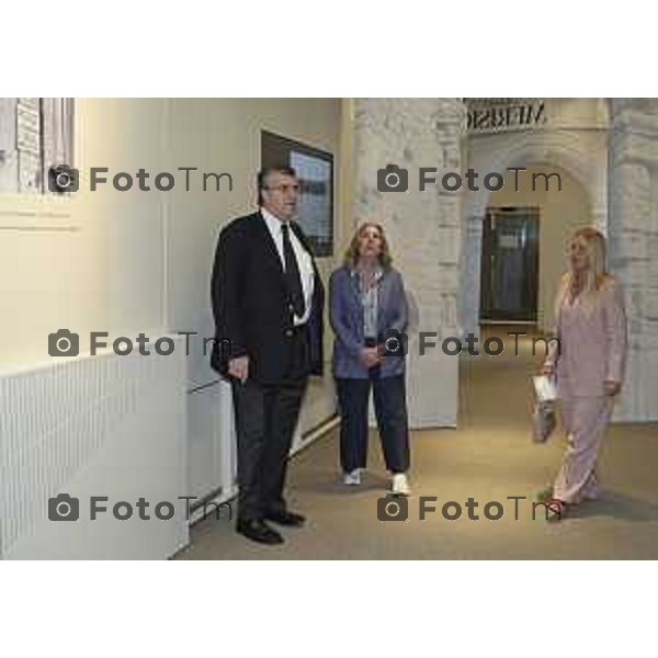 Tiziano Manzoni/LaPresse 4-6- 2025 Italia Cronaca Bergamo mostra Attraverso l’Italia. Fotografie di Pepi Merisio museo fotografia Sestini