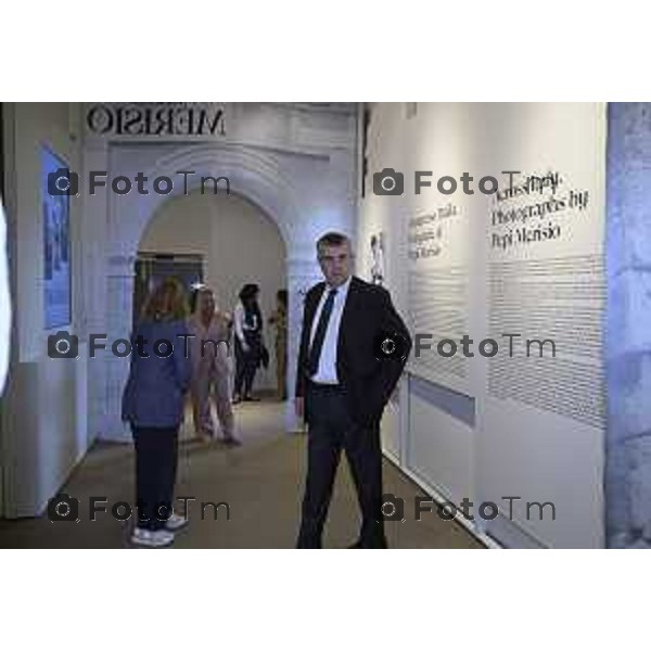 Tiziano Manzoni/LaPresse 4-6- 2025 Italia Cronaca Bergamo mostra Attraverso l’Italia. Fotografie di Pepi Merisio museo fotografia Sestini