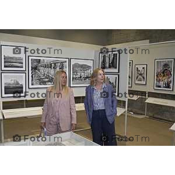 Tiziano Manzoni/LaPresse 4-6- 2025 Italia Cronaca Bergamo mostra Attraverso l’Italia. Fotografie di Pepi Merisio museo fotografia Sestini