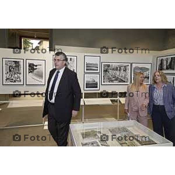 Tiziano Manzoni/LaPresse 4-6- 2025 Italia Cronaca Bergamo mostra Attraverso l’Italia. Fotografie di Pepi Merisio museo fotografia Sestini