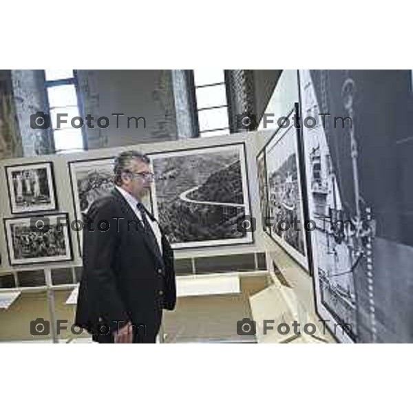Tiziano Manzoni/LaPresse 4-6- 2025 Italia Cronaca Bergamo mostra Attraverso l’Italia. Fotografie di Pepi Merisio museo fotografia Sestini