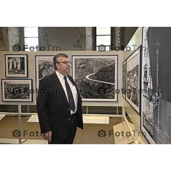 Tiziano Manzoni/LaPresse 4-6- 2025 Italia Cronaca Bergamo mostra Attraverso l’Italia. Fotografie di Pepi Merisio museo fotografia Sestini