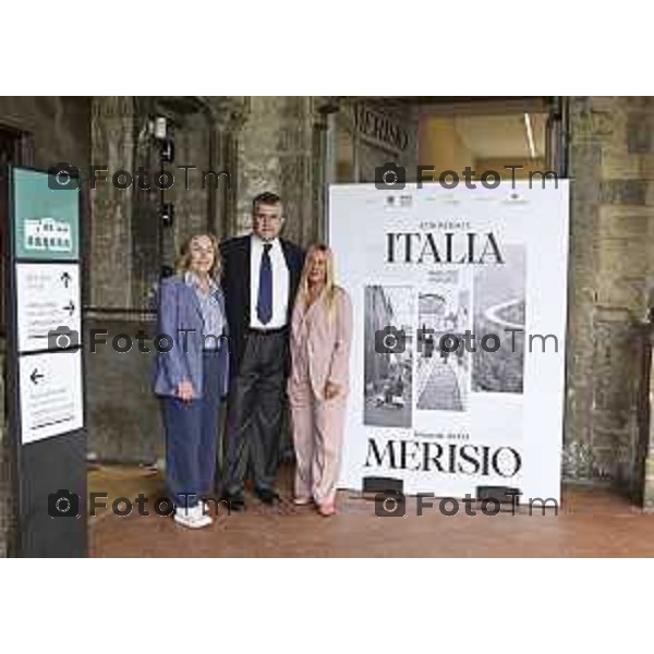 Tiziano Manzoni/LaPresse 4-6- 2025 Italia Cronaca Bergamo mostra Attraverso l’Italia. Fotografie di Pepi Merisio museo fotografia Sestini