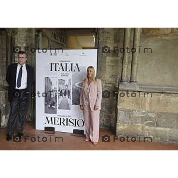 Tiziano Manzoni/LaPresse 4-6- 2025 Italia Cronaca Bergamo mostra Attraverso l’Italia. Fotografie di Pepi Merisio museo fotografia Sestini