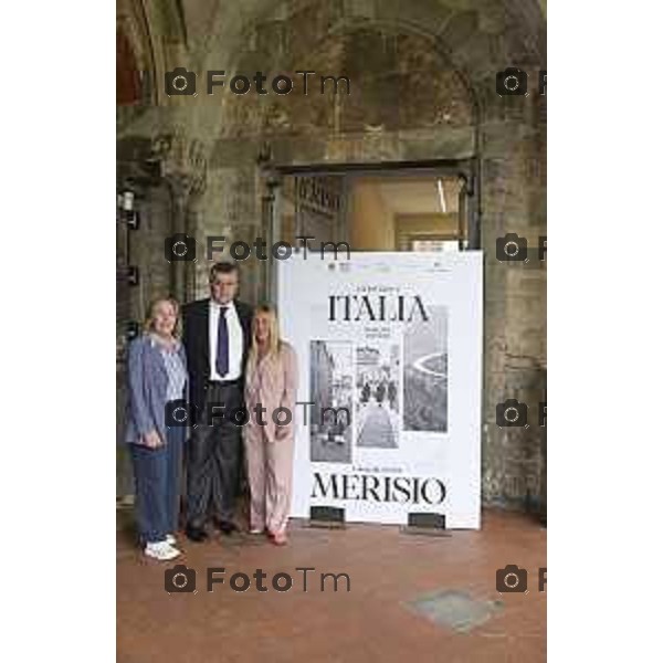 Tiziano Manzoni/LaPresse 4-6- 2025 Italia Cronaca Bergamo mostra Attraverso l’Italia. Fotografie di Pepi Merisio museo fotografia Sestini