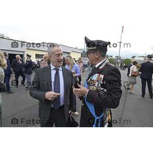 Tiziano Manzoni/LaPresse 5-6 2025 Italia Cronaca BergamoBergamo Fest dell\'arma dei carabinieri Raffaella Latorraca