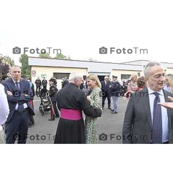 Tiziano Manzoni/LaPresse 5-6 2025 Italia Cronaca BergamoBergamo Fest dell\'arma dei carabinieri Raffaella Latorraca