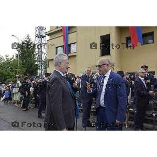 Tiziano Manzoni/LaPresse 5-6 2025 Italia Cronaca BergamoBergamo Fest dell\'arma dei carabinieri Raffaella Latorraca
