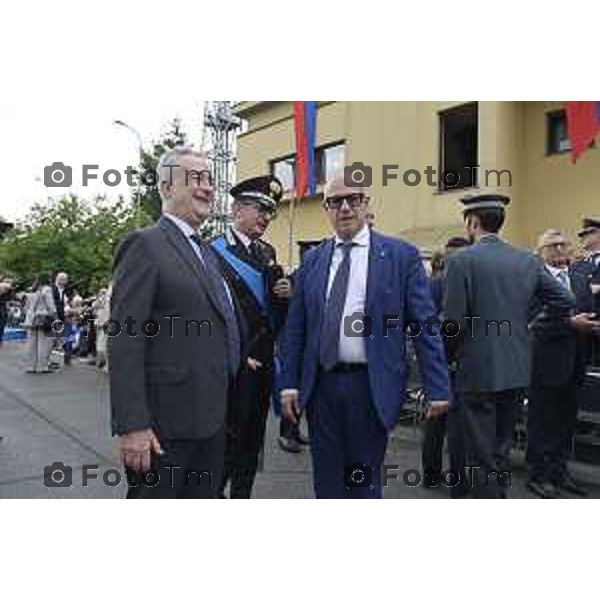 Tiziano Manzoni/LaPresse 5-6 2025 Italia Cronaca BergamoBergamo Fest dell\'arma dei carabinieri Raffaella Latorraca