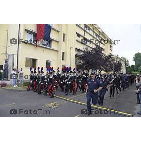 Tiziano Manzoni/LaPresse 5-6 2025 Italia Cronaca BergamoBergamo Fest dell\'arma dei carabinieri Raffaella Latorraca
