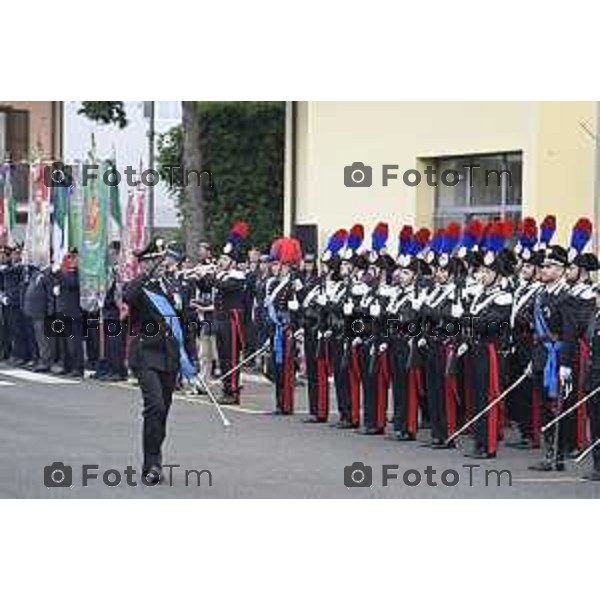 Tiziano Manzoni/LaPresse 5-6 2025 Italia Cronaca BergamoBergamo Fest dell\'arma dei carabinieri Raffaella Latorraca