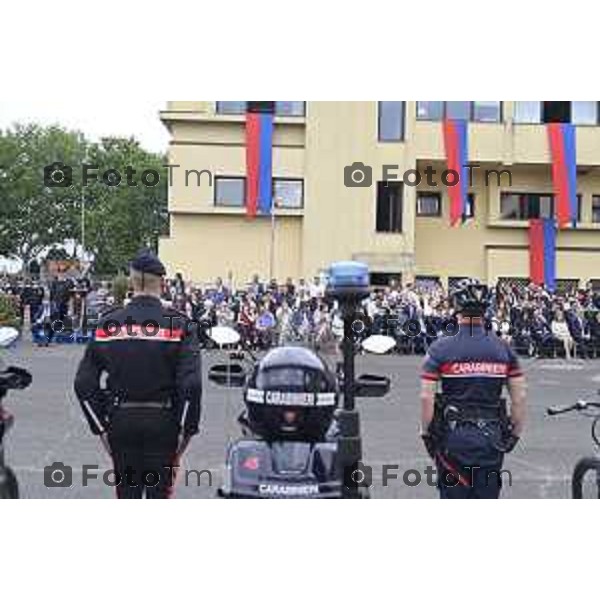 Tiziano Manzoni/LaPresse 5-6 2025 Italia Cronaca BergamoBergamo Fest dell\'arma dei carabinieri Raffaella Latorraca